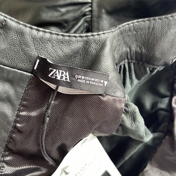 ZARA | Leather Capsule Collection batwing top - Picture 11 of 11